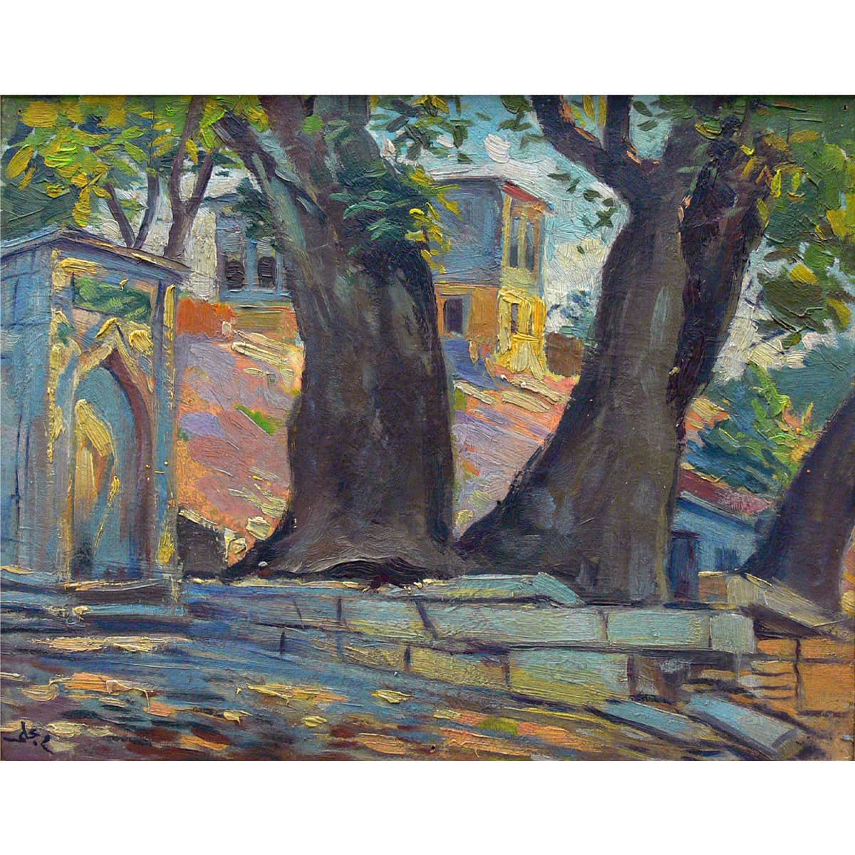 MEHMET ALİ LAGA, Ağaçlar ve Çeşme, 1924